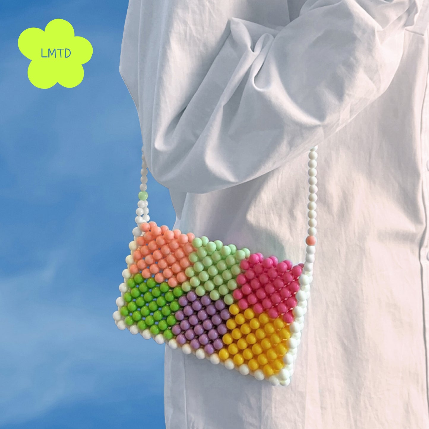 Limited Colorful Beads Bag