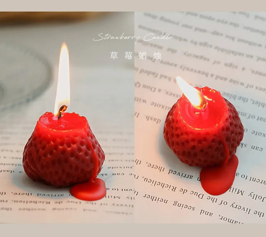 Strawberry Candles